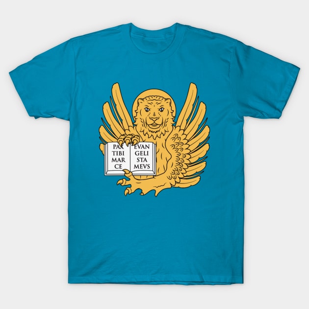 Older Lion of Venice flag T-Shirt by iaredios